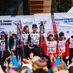 CHAMPIONNATS DE FRANCE DIMANCHE,PREMANON, FRANCE - MARCH 29: PODIUM March 29, 2026 in PREMANON, France. (Photo by Rodriguez Alexis / @Aleiks_photo)