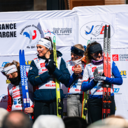 CHAMPIONNATS DE FRANCE DIMANCHE,PREMANON, FRANCE - MARCH 29: PODIUM March 29, 2026 in PREMANON, France. (Photo by Rodriguez Alexis / @Aleiks_photo)