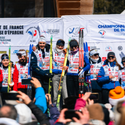 CHAMPIONNATS DE FRANCE DIMANCHE,PREMANON, FRANCE - MARCH 29: PODIUM March 29, 2026 in PREMANON, France. (Photo by Rodriguez Alexis / @Aleiks_photo)