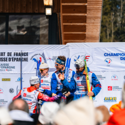 CHAMPIONNATS DE FRANCE DIMANCHE,PREMANON, FRANCE - MARCH 29: PODIUM March 29, 2026 in PREMANON, France. (Photo by Rodriguez Alexis / @Aleiks_photo)