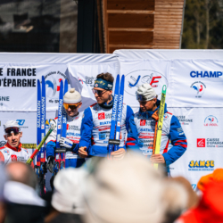 CHAMPIONNATS DE FRANCE DIMANCHE,PREMANON, FRANCE - MARCH 29: PODIUM March 29, 2026 in PREMANON, France. (Photo by Rodriguez Alexis / @Aleiks_photo)