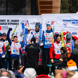 CHAMPIONNATS DE FRANCE DIMANCHE,PREMANON, FRANCE - MARCH 29: PODIUM March 29, 2026 in PREMANON, France. (Photo by Rodriguez Alexis / @Aleiks_photo)