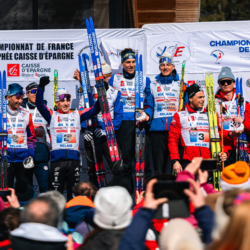 CHAMPIONNATS DE FRANCE DIMANCHE,PREMANON, FRANCE - MARCH 29: PODIUM March 29, 2026 in PREMANON, France. (Photo by Rodriguez Alexis / @Aleiks_photo)