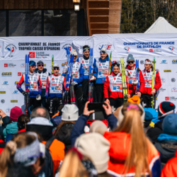 CHAMPIONNATS DE FRANCE DIMANCHE,PREMANON, FRANCE - MARCH 29: PODIUM March 29, 2026 in PREMANON, France. (Photo by Rodriguez Alexis / @Aleiks_photo)