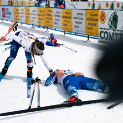 CHAMPIONNATS DE FRANCE SAMEDI,PREMANON, FRANCE - MARCH 28: BROUART Lison, BAISLE Guillemette March 28, 2026 in PREMANON, France. (Photo by Rodriguez Alexis / @Aleiks_photo)