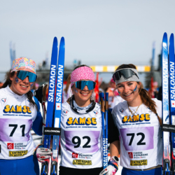 CHAMPIONNATS DE FRANCE SAMEDI,PREMANON, FRANCE - MARCH 28: BAISLE Guillemette, PRADEL MAYER Manon, BROUART Lison March 28, 2026 in PREMANON, France. (Photo by Rodriguez Alexis / @Aleiks_photo)