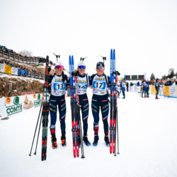 CHAMPIONNATS DE FRANCE SAMEDI,PREMANON, FRANCE - MARCH 28: ROGUET LOUISE, GALMACE PAULIN VOLDIYA, CANDAU ARMAND NAMOU March 28, 2026 in PREMANON, France. (Photo by Rodriguez Alexis / @Aleiks_photo)