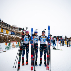 CHAMPIONNATS DE FRANCE SAMEDI,PREMANON, FRANCE - MARCH 28: ROGUET LOUISE, GALMACE PAULIN VOLDIYA, CANDAU ARMAND NAMOU March 28, 2026 in PREMANON, France. (Photo by Rodriguez Alexis / @Aleiks_photo)