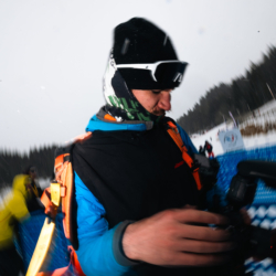 CHAMPIONNATS DE FRANCE SAMEDI,PREMANON, FRANCE - MARCH 28: PHOTOGRAPHER PIERRE MENNET March 28, 2026 in PREMANON, France. (Photo by Rodriguez Alexis / @Aleiks_photo)