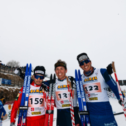 CHAMPIONNATS DE FRANCE SAMEDI,PREMANON, FRANCE - MARCH 28: PESANDO Sven, CALANDRY Johan, PERRILLAT COLLOMB Mario March 28, 2026 in PREMANON, France. (Photo by Rodriguez Alexis / @Aleiks_photo)