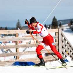 CHAMPIONNATS DE FRANCE SAMEDI,PREMANON, FRANCE - MARCH 28: ROUSSET VACHON Paul March 28, 2026 in PREMANON, France. (Photo by Rodriguez Alexis / @Aleiks_photo)