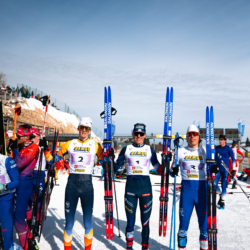 CHAMPIONNATS DE FRANCE SAMEDI,PREMANON, FRANCE - MARCH 28: JAUSSAUD Lilian, LAFRASSE Victor, CALANDRY Simon March 28, 2026 in PREMANON, France. (Photo by Rodriguez Alexis / @Aleiks_photo)