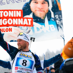 CHAMPIONNATS DE FRANCE SAMEDI,PREMANON, FRANCE - MARCH 28: GUIGONNAT ANTONIN March 28, 2026 in PREMANON, France. (Photo by Rodriguez Alexis / @Aleiks_photo)