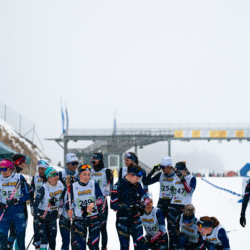 CHAMPIONNATS DE FRANCE SAMEDI,PREMANON, FRANCE - MARCH 28: PATOIS Daphne, COUPAT Liv, PIERREL Julie, PAGNIER Cloe, PERRY Leonie, BERTHET Melina, GAILLARD Justine, QUINTIN Lena, CONVARD Heidi, FAVRE BONVIN Manon., GATIE EVA, PIGNOT France, DUCORDEAU Juliette March 28, 2026 in PREMANON, France. (Photo by Rodriguez Alexis / @Aleiks_photo)