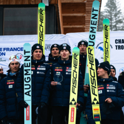 CHAMPIONNATS DE FRANCE SAMEDI,PREMANON, FRANCE - MARCH 28: PODIUM March 28, 2026 in PREMANON, France. (Photo by Rodriguez Alexis / @Aleiks_photo)
