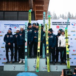 CHAMPIONNATS DE FRANCE SAMEDI,PREMANON, FRANCE - MARCH 28: PODIUM March 28, 2026 in PREMANON, France. (Photo by Rodriguez Alexis / @Aleiks_photo)