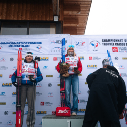 CHAMPIONNATS DE FRANCE SAMEDI,PREMANON, FRANCE - MARCH 28: PODIUM March 28, 2026 in PREMANON, France. (Photo by Rodriguez Alexis / @Aleiks_photo)