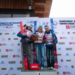 CHAMPIONNATS DE FRANCE SAMEDI,PREMANON, FRANCE - MARCH 28: PODIUM March 28, 2026 in PREMANON, France. (Photo by Rodriguez Alexis / @Aleiks_photo)