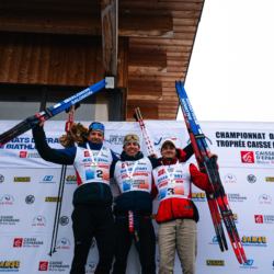 CHAMPIONNATS DE FRANCE SAMEDI,PREMANON, FRANCE - MARCH 28: PODIUM March 28, 2026 in PREMANON, France. (Photo by Rodriguez Alexis / @Aleiks_photo)
