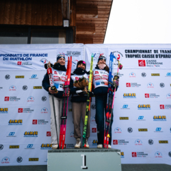 CHAMPIONNATS DE FRANCE SAMEDI,PREMANON, FRANCE - MARCH 28: PODIUM March 28, 2026 in PREMANON, France. (Photo by Rodriguez Alexis / @Aleiks_photo)