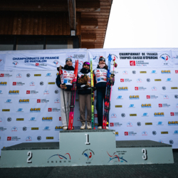 CHAMPIONNATS DE FRANCE SAMEDI,PREMANON, FRANCE - MARCH 28: PODIUM March 28, 2026 in PREMANON, France. (Photo by Rodriguez Alexis / @Aleiks_photo)