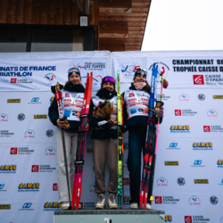 CHAMPIONNATS DE FRANCE SAMEDI,PREMANON, FRANCE - MARCH 28: PODIUM March 28, 2026 in PREMANON, France. (Photo by Rodriguez Alexis / @Aleiks_photo)