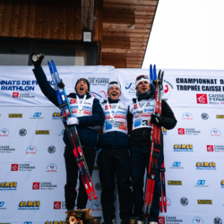 CHAMPIONNATS DE FRANCE SAMEDI,PREMANON, FRANCE - MARCH 28: PODIUM March 28, 2026 in PREMANON, France. (Photo by Rodriguez Alexis / @Aleiks_photo)