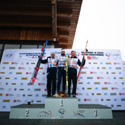 CHAMPIONNATS DE FRANCE SAMEDI,PREMANON, FRANCE - MARCH 28: PODIUM March 28, 2026 in PREMANON, France. (Photo by Rodriguez Alexis / @Aleiks_photo)