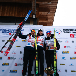 CHAMPIONNATS DE FRANCE SAMEDI,PREMANON, FRANCE - MARCH 28: PODIUM March 28, 2026 in PREMANON, France. (Photo by Rodriguez Alexis / @Aleiks_photo)