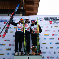 CHAMPIONNATS DE FRANCE SAMEDI,PREMANON, FRANCE - MARCH 28: PODIUM March 28, 2026 in PREMANON, France. (Photo by Rodriguez Alexis / @Aleiks_photo)