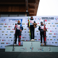 CHAMPIONNATS DE FRANCE SAMEDI,PREMANON, FRANCE - MARCH 28: PODIUM March 28, 2026 in PREMANON, France. (Photo by Rodriguez Alexis / @Aleiks_photo)
