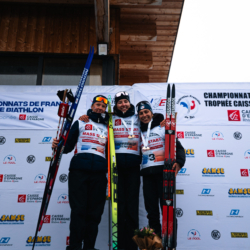 CHAMPIONNATS DE FRANCE SAMEDI,PREMANON, FRANCE - MARCH 28: PODIUM March 28, 2026 in PREMANON, France. (Photo by Rodriguez Alexis / @Aleiks_photo)