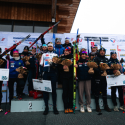 CHAMPIONNATS DE FRANCE SAMEDI,PREMANON, FRANCE - MARCH 28: PODIUM March 28, 2026 in PREMANON, France. (Photo by Rodriguez Alexis / @Aleiks_photo)
