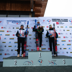 CHAMPIONNATS DE FRANCE SAMEDI,PREMANON, FRANCE - MARCH 28: PODIUM March 28, 2026 in PREMANON, France. (Photo by Rodriguez Alexis / @Aleiks_photo)