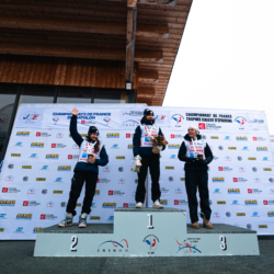 CHAMPIONNATS DE FRANCE SAMEDI,PREMANON, FRANCE - MARCH 28: PODIUM March 28, 2026 in PREMANON, France. (Photo by Rodriguez Alexis / @Aleiks_photo)