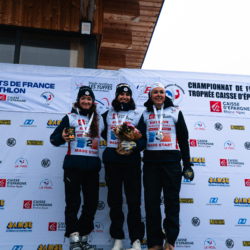 CHAMPIONNATS DE FRANCE SAMEDI,PREMANON, FRANCE - MARCH 28: PODIUM March 28, 2026 in PREMANON, France. (Photo by Rodriguez Alexis / @Aleiks_photo)