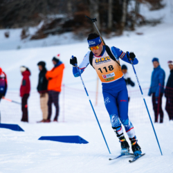 CHAMPIONNATS DE FRANCE VENDREDI,PREMANON, FRANCE - MARCH 27: NICOLAS COLOMBAN of FRA March 27, 2026 in PREMANON, France. (Photo by Rodriguez Alexis / @Aleiks_photo)