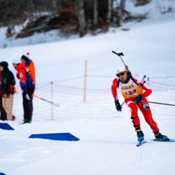 CHAMPIONNATS DE FRANCE VENDREDI,PREMANON, FRANCE - MARCH 27: LUCAS MOINE of FRA March 27, 2026 in PREMANON, France. (Photo by Rodriguez Alexis / @Aleiks_photo)