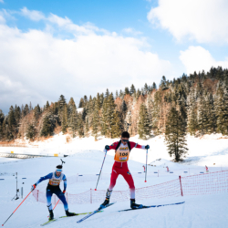 CHAMPIONNATS DE FRANCE VENDREDI,PREMANON, FRANCE - MARCH 27: VICTOR LAINE of FRA March 27, 2026 in PREMANON, France. (Photo by Rodriguez Alexis / @Aleiks_photo)