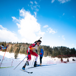CHAMPIONNATS DE FRANCE VENDREDI,PREMANON, FRANCE - MARCH 27: VICTOR LAINE of FRA March 27, 2026 in PREMANON, France. (Photo by Rodriguez Alexis / @Aleiks_photo)