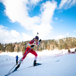 CHAMPIONNATS DE FRANCE VENDREDI,PREMANON, FRANCE - MARCH 27: ROBINSON GOLERET of FRA March 27, 2026 in PREMANON, France. (Photo by Rodriguez Alexis / @Aleiks_photo)