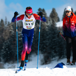 CHAMPIONNATS DE FRANCE VENDREDI,PREMANON, FRANCE - MARCH 27: Gaby THOMAS of FRA March 27, 2026 in PREMANON, France. (Photo by Rodriguez Alexis / @Aleiks_photo)