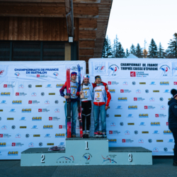 CHAMPIONNATS DE FRANCE VENDREDI,PREMANON, FRANCE - MARCH 27: PODIUM March 27, 2026 in PREMANON, France. (Photo by Rodriguez Alexis / @Aleiks_photo)