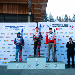 CHAMPIONNATS DE FRANCE VENDREDI,PREMANON, FRANCE - MARCH 27: PODIUM March 27, 2026 in PREMANON, France. (Photo by Rodriguez Alexis / @Aleiks_photo)