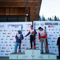 CHAMPIONNATS DE FRANCE VENDREDI,PREMANON, FRANCE - MARCH 27: PODIUM March 27, 2026 in PREMANON, France. (Photo by Rodriguez Alexis / @Aleiks_photo)