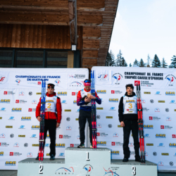 CHAMPIONNATS DE FRANCE VENDREDI,PREMANON, FRANCE - MARCH 27: PODIUM March 27, 2026 in PREMANON, France. (Photo by Rodriguez Alexis / @Aleiks_photo)
