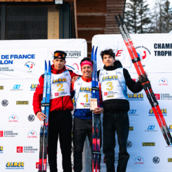 CHAMPIONNATS DE FRANCE VENDREDI,PREMANON, FRANCE - MARCH 27: PODIUM March 27, 2026 in PREMANON, France. (Photo by Rodriguez Alexis / @Aleiks_photo)