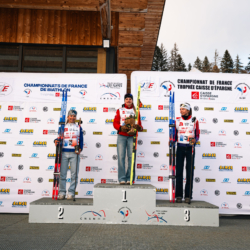 CHAMPIONNATS DE FRANCE VENDREDI,PREMANON, FRANCE - MARCH 27: PODIUM March 27, 2026 in PREMANON, France. (Photo by Rodriguez Alexis / @Aleiks_photo)