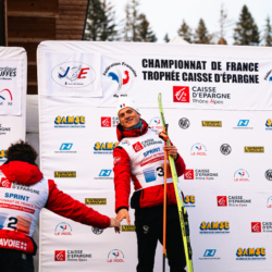 CHAMPIONNATS DE FRANCE VENDREDI,PREMANON, FRANCE - MARCH 27: PODIUM March 27, 2026 in PREMANON, France. (Photo by Rodriguez Alexis / @Aleiks_photo)