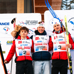 CHAMPIONNATS DE FRANCE VENDREDI,PREMANON, FRANCE - MARCH 27: PODIUM March 27, 2026 in PREMANON, France. (Photo by Rodriguez Alexis / @Aleiks_photo)